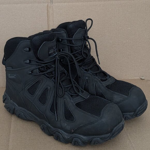 Thorogood Men's Black Crosstrex Side Zip Comp Toe Hiker Boot Waterproof Sise 12 - Picture 3 of 14